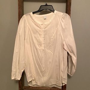 Old Navy Cream Blouse - Size Large